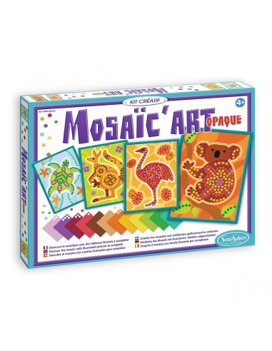 Mosaic art opaque art aborigene
