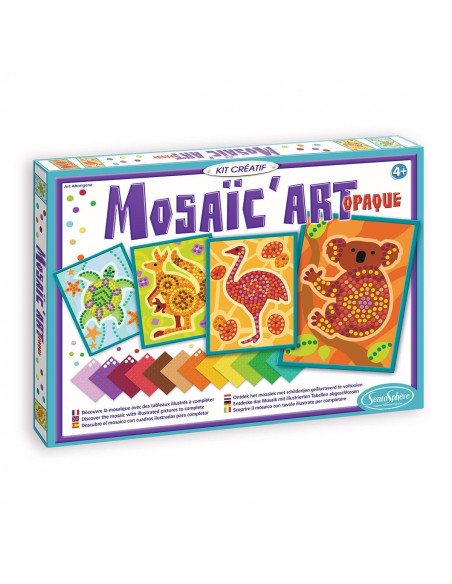 Mosaic art opaque art aborigene