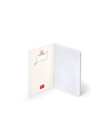 Cahier Ligné A6 à Couverture Rigide Illustrée - Teddy Bear - Legami