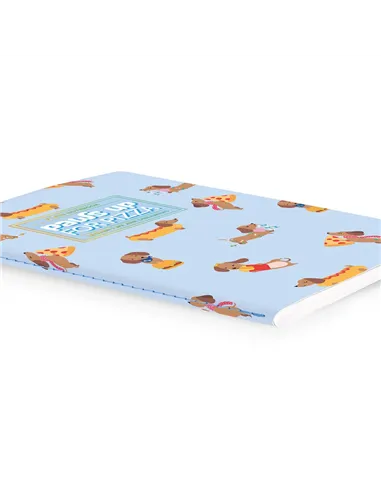 Cahier Ligné A6 à Couverture Rigide Illustrée - Dog pizza - Legami