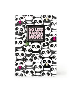 Cahier Ligné A6 à Couverture Rigide Illustrée - Panda - Legami