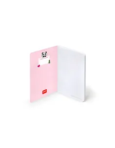 Cahier Ligné A6 à Couverture Rigide Illustrée - Panda - Legami 2