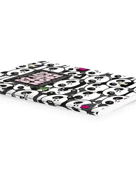 Cahier Ligné A6 à Couverture Rigide Illustrée - Panda - Legami