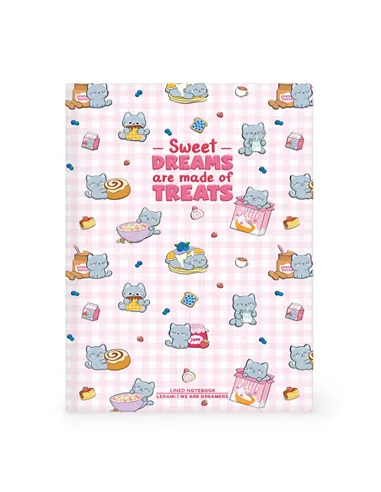 Cahier Ligné B5 à Couverture Rigide Illustrée - Kitty - Legami