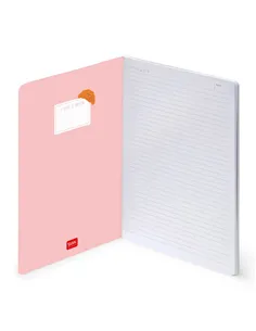 Cahier Ligné B5 à Couverture Rigide Illustrée - Croissant - Legami 2