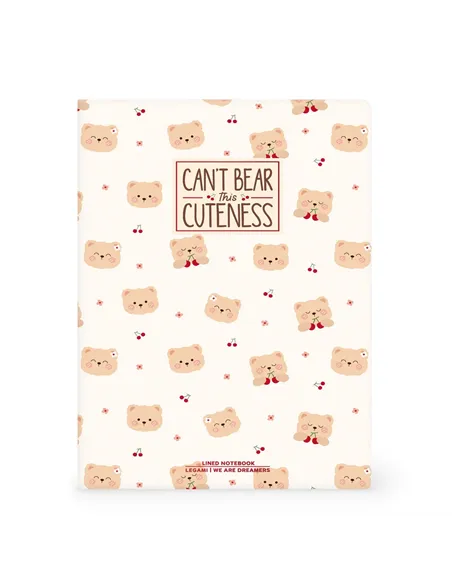 Cahier Ligné B5 à Couverture Rigide Illustrée - Teddy Bear - Legami