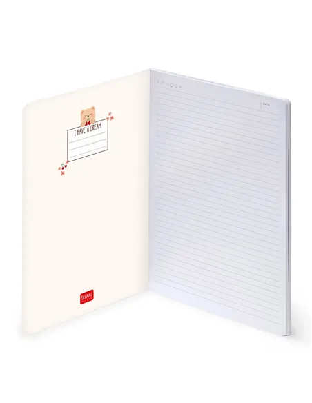 Cahier Ligné B5 à Couverture Rigide Illustrée - Teddy Bear - Legami