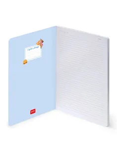 Cahier Ligné B5 à Couverture Rigide Illustrée - Dog pizza - Legami 2