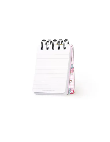 Cahier Ligné à Couverture Rigide Illustrée - Kitty - Bloc-mémo - Avec Spirale - Legami