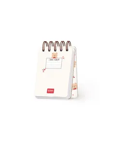 Cahier Ligné à Couverture Rigide Illustrée - Teddy Bear - Bloc-mémo - Avec Spirale - Legami 2