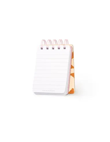 Cahier Ligné à Couverture Rigide Illustrée - Croissant - Bloc-mémo - Avec Spirale - Legami