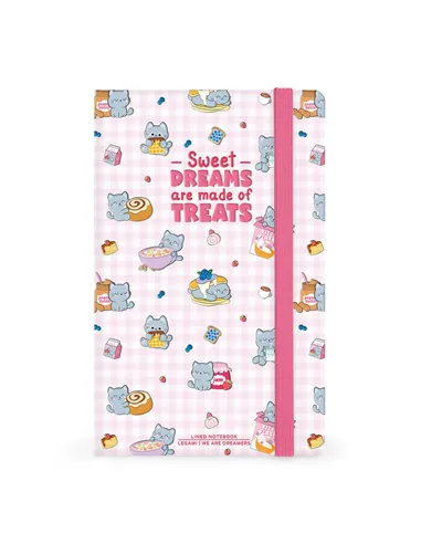 Cahier Ligné Photographique à Couverture Rigide Illustrée - Kitty - Legami
