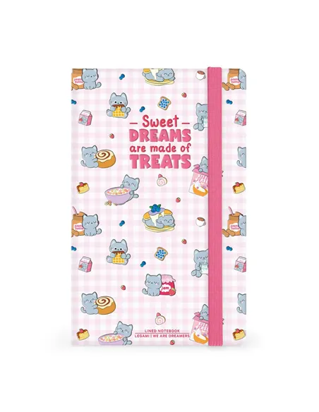 Cahier Ligné Photographique à Couverture Rigide Illustrée - Kitty - Legami