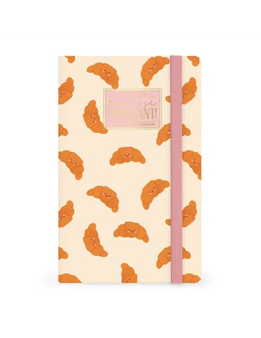 Cahier Ligné Photographique à Couverture Rigide Illustrée - Croissant - Legami