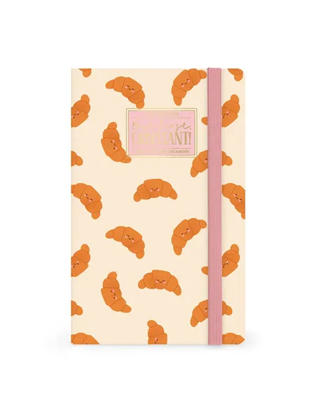 Cahier Ligné Photographique à Couverture Rigide Illustrée - Croissant - Legami