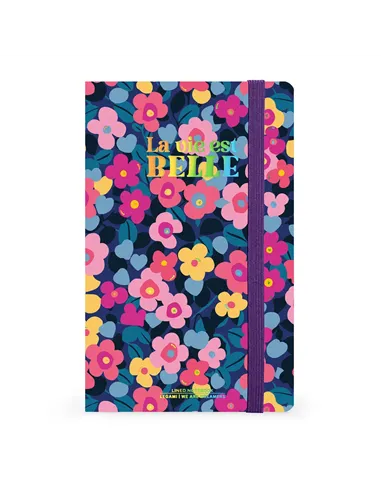 Cahier Ligné Photographique à Couverture Rigide Illustrée - Flowers - Legami