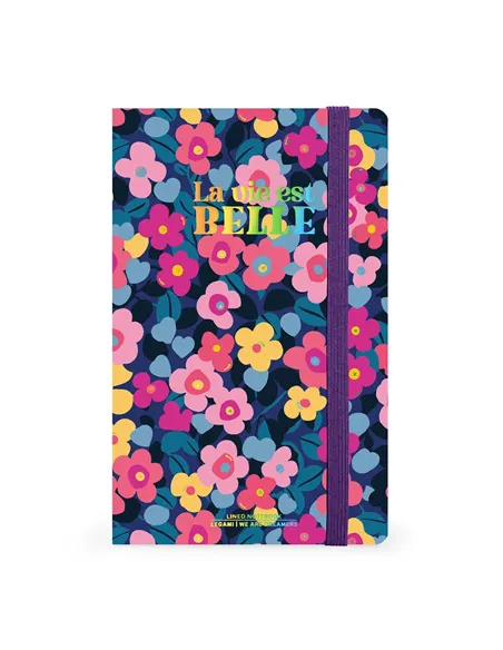 Cahier Ligné Photographique à Couverture Rigide Illustrée - Flowers - Legami