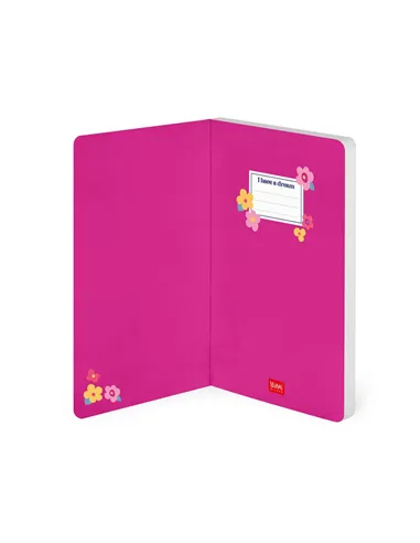 Cahier Ligné Photographique à Couverture Rigide Illustrée - Flowers - Legami