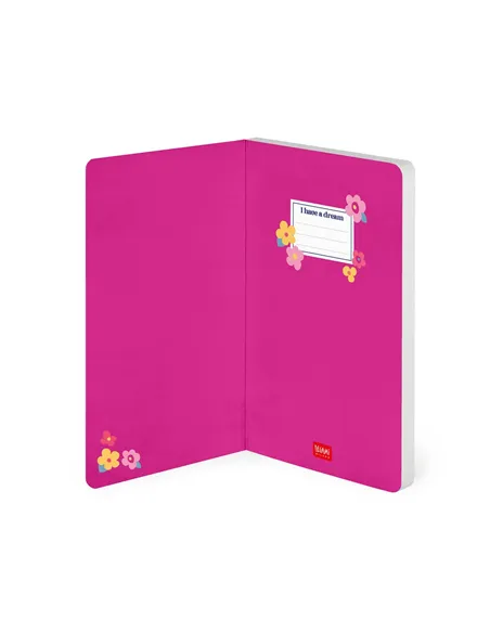 Cahier Ligné Photographique à Couverture Rigide Illustrée - Flowers - Legami