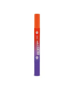 Surligneur Géant Parfumé à Double Pointe - Make It Extra orange et violet - Legami