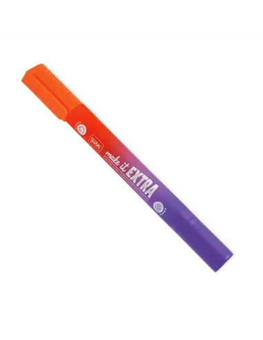 Surligneur Géant Parfumé à Double Pointe - Make It Extra orange et violet - Legami