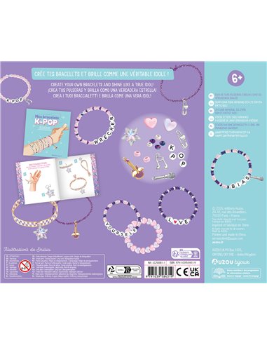 MA BOÎTE À BIJOUX - MES BRACELETS K-POP - Auzou