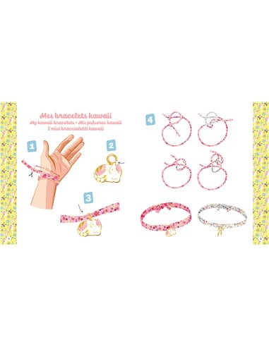 MA BOÎTE À BIJOUX - MES BRACELETS PHOSPHO KAWAII - Auzou