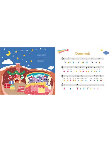MON LIVRE PIANO - MES COMPTINES DE NOËL AU PIANO - Auzou