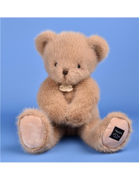 Ours CLEMENTIN Miel Amande - 38 cm - Histoire d'ours