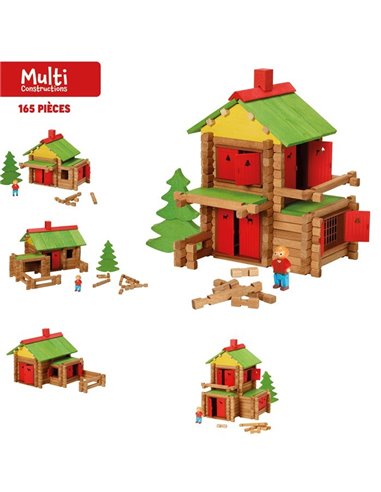MON CHALET EN BOIS - 165 PIECES - Jeujura