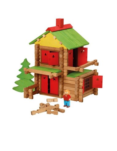 MON CHALET EN BOIS - 165 PIECES - Jeujura