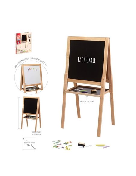 Grand tableau multifonctions en bois - Jeujura
