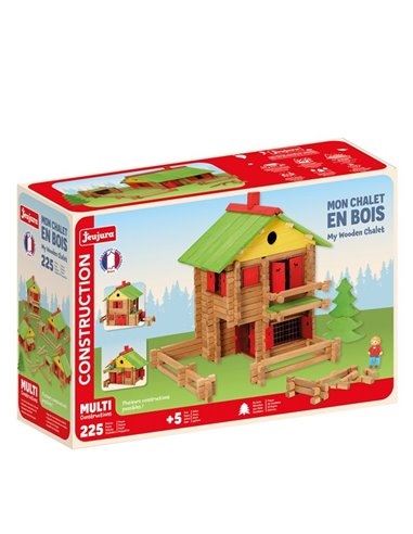 MON CHALET EN BOIS - 225 PIECES - Jeujura