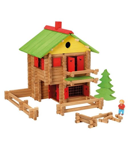 MON CHALET EN BOIS - 225 PIECES - Jeujura