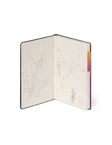 Carnet Pages Blanches avec Couverture Souple - Sunset Vibes - My Notebook - Legami