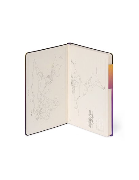 Carnet Pages Blanches avec Couverture Souple - Sunset Vibes - My Notebook - Legami