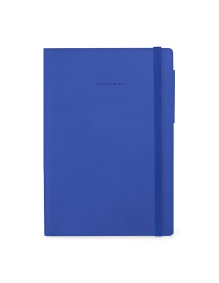 Carnet Ligné avec Couverture Souple Unie - Eclectic Blue - My Notebook - Legami