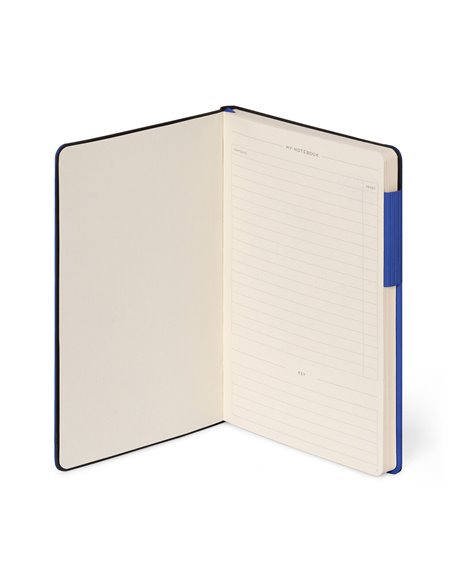 Carnet Ligné avec Couverture Souple Unie - Eclectic Blue - My Notebook - Legami