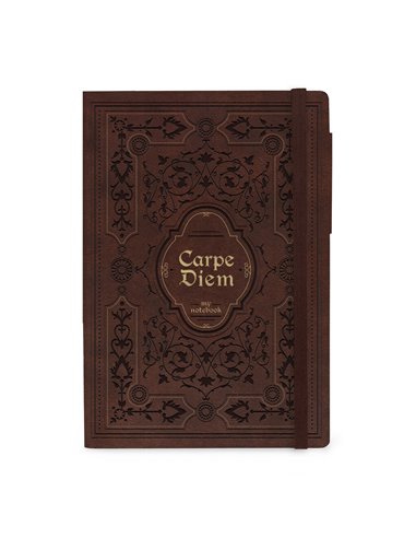 Carnet Pages Blanches avec Couverture Souple Unie - Carpe Diem - My Notebook - Legami