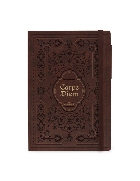Carnet Pages Blanches avec Couverture Souple Unie - Carpe Diem - My Notebook - Legami