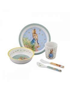 COFFRET CADEAU 5 PIÈCES PIERRE LAPIN VERT - Petit Jour