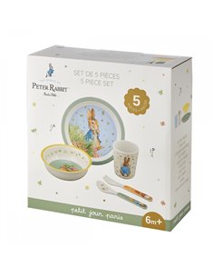 COFFRET CADEAU 5 PIÈCES PIERRE LAPIN VERT - Petit Jour 2