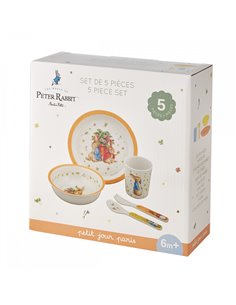 COFFRET CADEAU 5 PIÈCES PIERRE LAPIN ABRICOT - Petit Jour 2