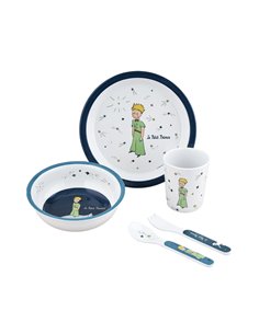 COFFRET CADEAU 5 PIÈCES LE PETIT PRINCE bleu - Petit Jour