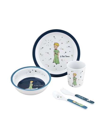 COFFRET CADEAU 5 PIÈCES LE PETIT PRINCE bleu - Petit Jour