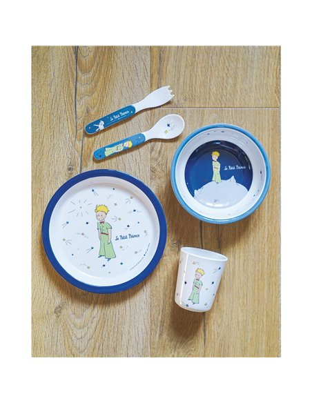 COFFRET CADEAU 5 PIÈCES LE PETIT PRINCE bleu - Petit Jour