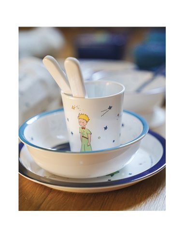 COFFRET CADEAU 5 PIÈCES LE PETIT PRINCE bleu - Petit Jour