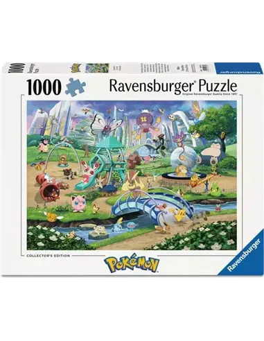 Puzzles Adultes 1000 pièces - Pokémon - Évoli dans le parc