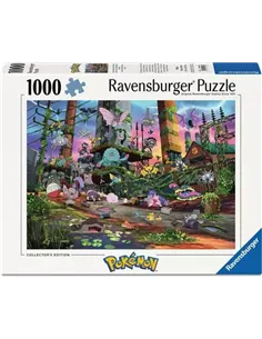 Puzzles Adultes 1000 pièces - Pokémon - Voltali et centrale électrique recyclée