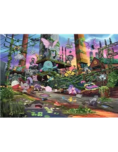 Puzzles Adultes 1000 pièces - Pokémon - Voltali et centrale électrique recyclée 2